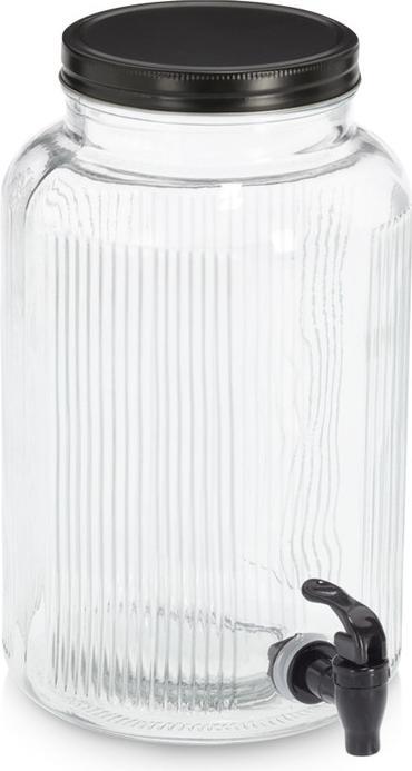 Produktbild Zeller Present Getränkespender Glas mit Metalldeckel 3.9 l ø 16x25 cm