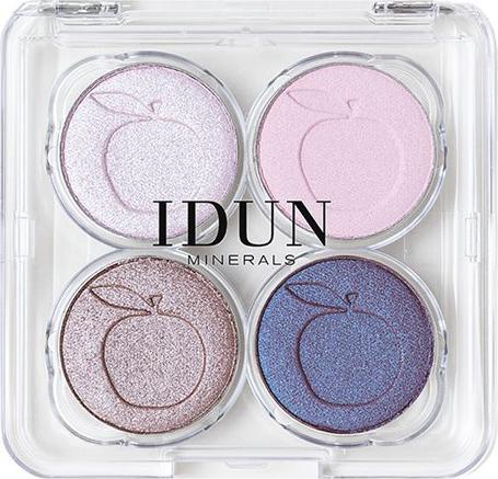 Actual product image IDUN Minerals Palette Eyeshadow Norrlandssyten (Brown, Purple, Pink)