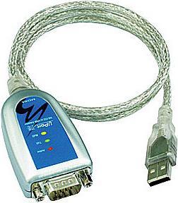 Actual product image Moxa UPort 1110 USB Serial Converter Cable (USB 2.0)