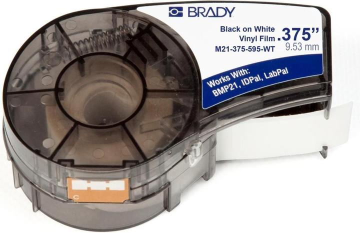 Produktbild Brady M21-375-595-WT Weiss Selbstklebendes Druckeretikett Druckeretikett (0.95 cm)