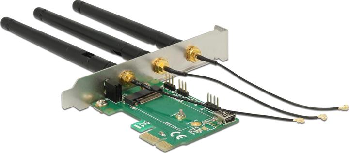 Produktbild Delock PCI-E-X1 Adapter M.2 Key A+E