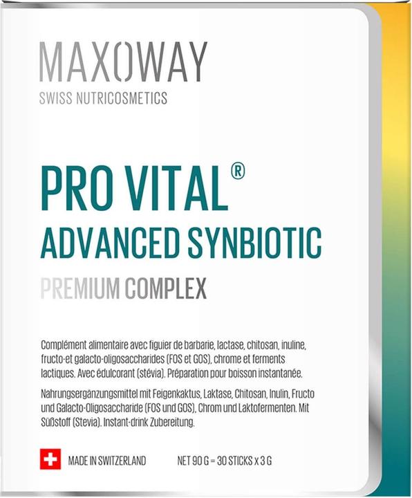 Valeurs nutritives et ingrédients Maxoway Pro Vital (1 pièce(s), Poudre, 3 g)