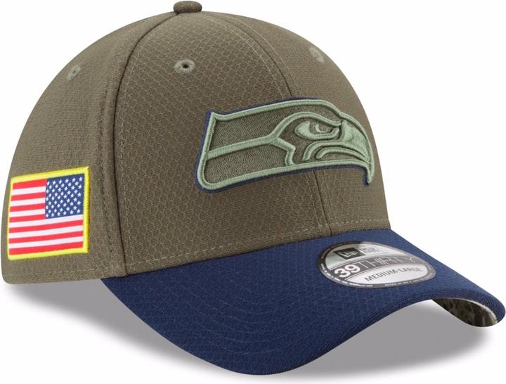 Produktbild New Era 39Thirty Salute To Service Seattle Seahawks (M/L)