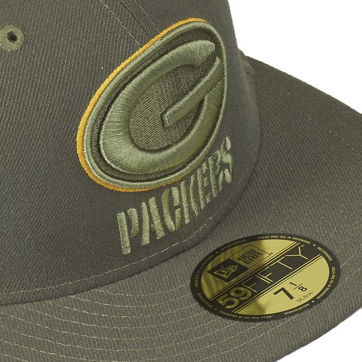 Actual product image New Era 59Fifty Salute To Service Green Bay Packers (7 1/2)