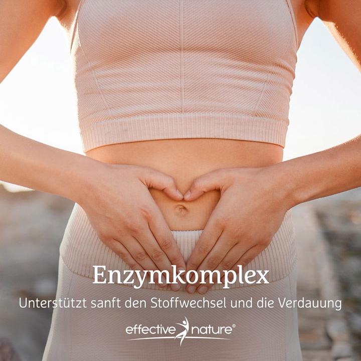 Actual product image Effective Nature Enzym Komplex mit Calcium (90 Piece, Capsules)