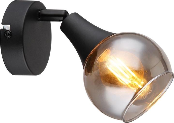 Produktbild Globo Strahler Metall Schwarz Matt, 1xe14 (E14)