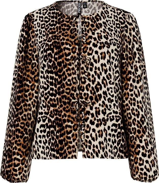 Pieces Pctiffany Ls Tie Top Wvn Noos Bc (XL)