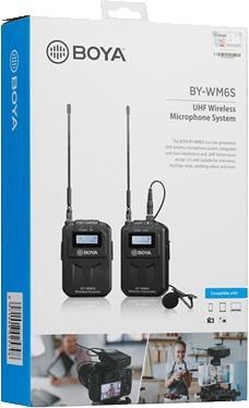 Actual product image Boya BY-WM6S Wireless Microphone System