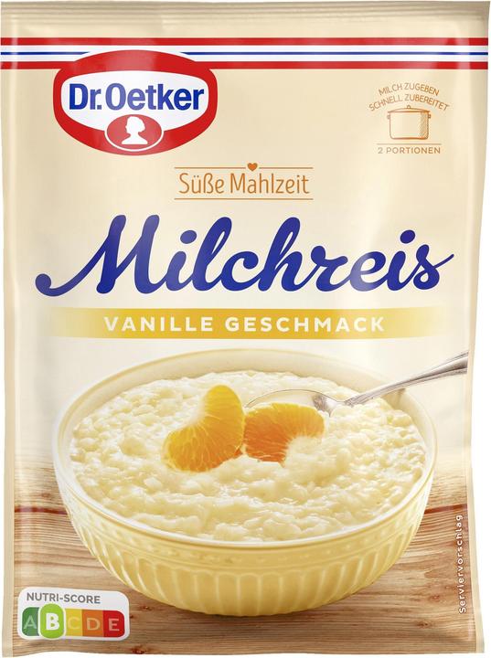 Actual product image Dr. Oetker Vanilla rice pudding (125 g)