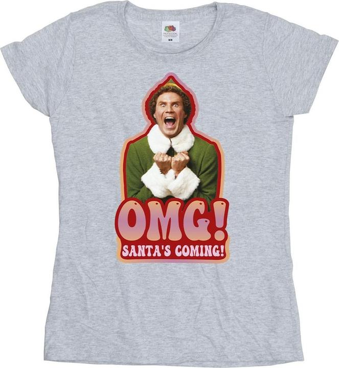 Elf Santa's Coming TShirt (L)