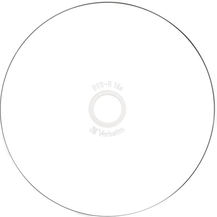 Image du produit Verbatim DVD-R, 16x, 4,7GB, 25 broches (25 x)