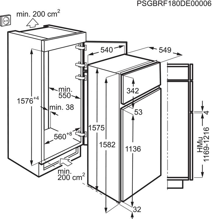 Produktbild AEG AIK2683R (259 l)