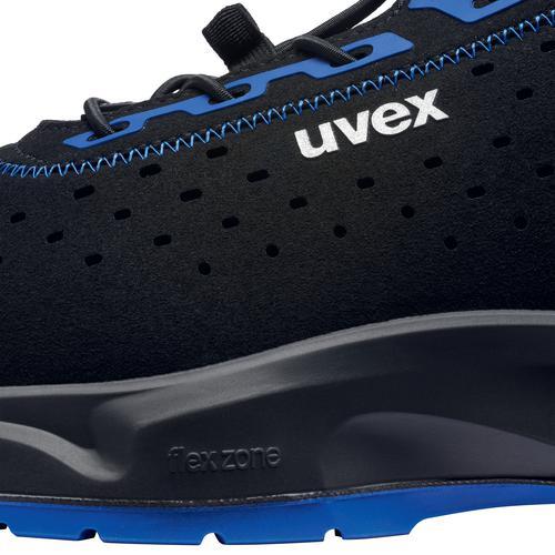 Produktbild Uvex Sports uvex 1 x-craft Halbschuhe S1 68139 schwarz, blau Weite 12 Grösse 41 (S1, 41)
