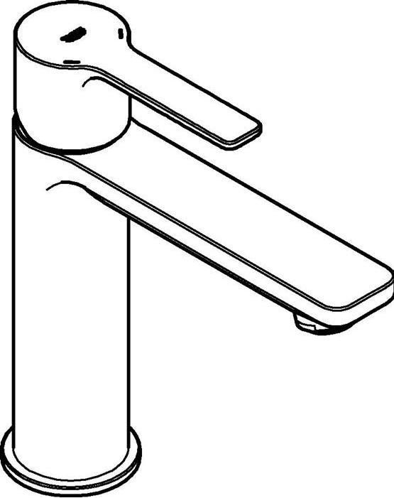 Image du produit Grohe Mitigeur monocommande linéaire pour lavabo S-Size