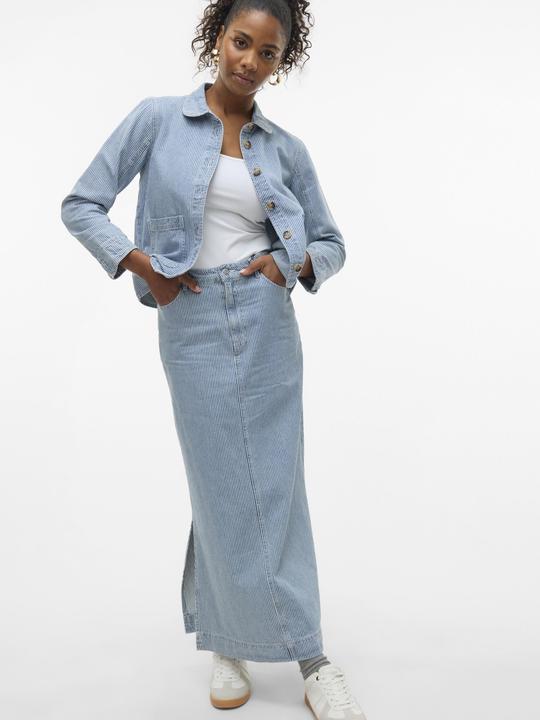 Actual product image Vero Moda VMBIRKLEY Mittlere Taille Langer Rock Jeansrock (L)