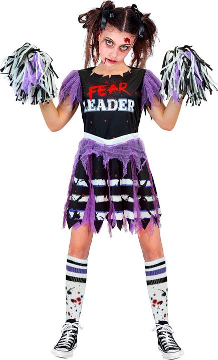 Image du produit Widmann Robe de pom-pom girl zombie, bas, pompon (158)