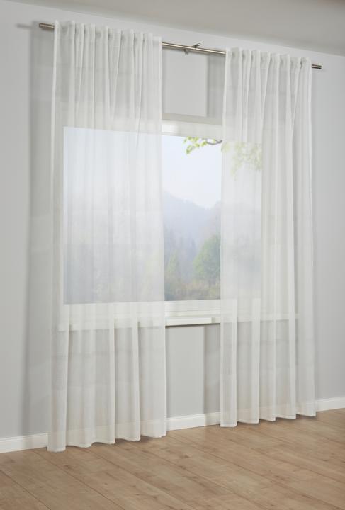 Actual product image Gardinia Scarf with curtain tape, Etamine (140 x 245 cm)