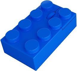 Immagine prodotto Mustard Swag Brick Mouse senza fili, blu (Senza fili)