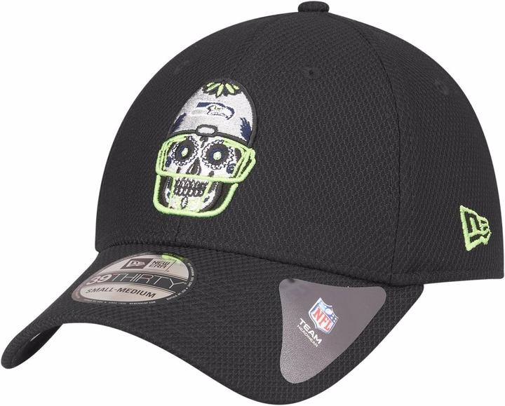New Era 39Thirty Stretchfit Diamond NFL Sugar Skull