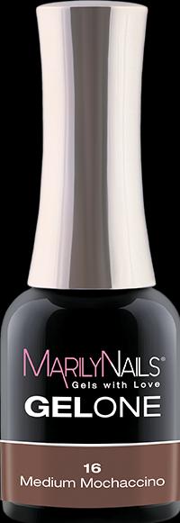Marily Nails GELONE – 16 Medium Mochaccino (Medium Mochaccino, UV-Gel Lack)