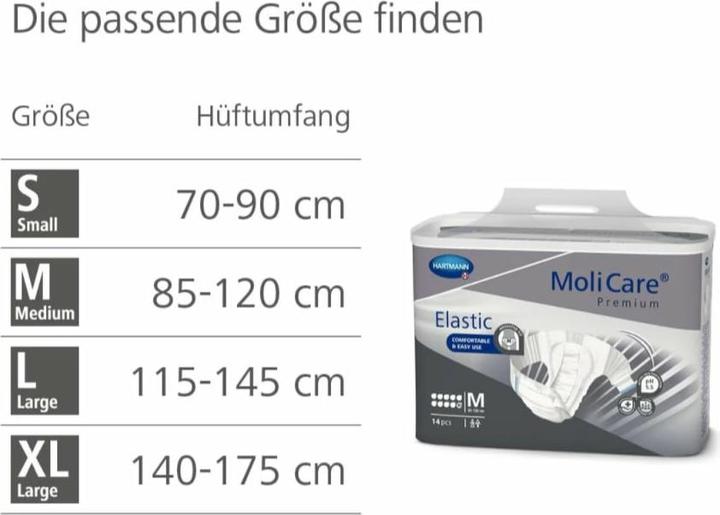 Image du produit MoliCare Elastic 10 XL (14 x, Large plus)