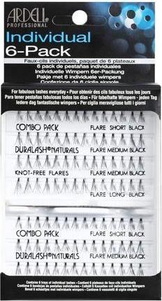 Produktbild Ardell SET Individual Combo Pack zestaw 56 kępek rzęs Black x6 (Künstliche Wimpern)