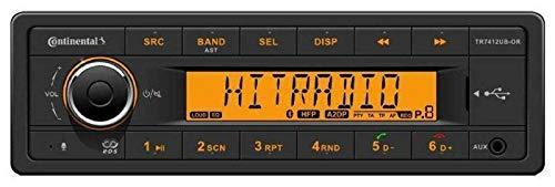 Actual product image Continental MP3 Car Radio TR7412UB-OR