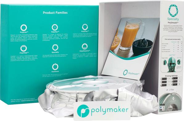 Image du produit Polymaker Filament PolySmooth 1612139 2. (PVB, 2.85 mm, 750 g, Gris)