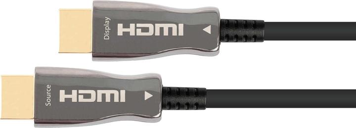 Actual product image Python AOC Hybrid Ultra-High-Speed HDMI 2.1 Cable, 8K @60Hz / 4K @120Hz, 48 GBit/s, black, 20m (20 m, HDMI)
