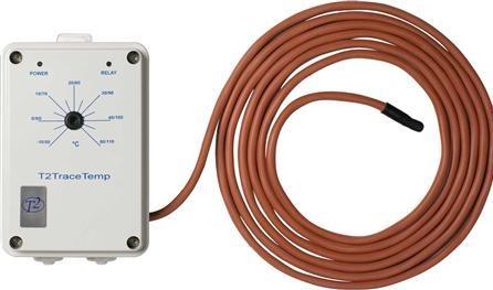 Actual product image Csdk SL Termostat udvendig IP54 -10C til + 50C til varmekabler 3M følerkabel