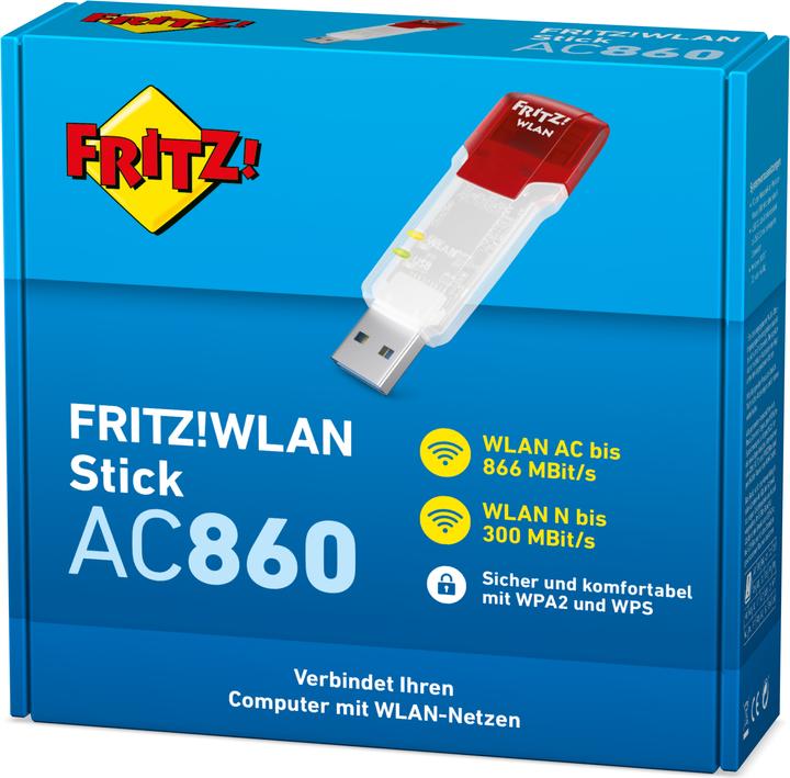 Image du produit AVM FRITZ!WLAN Stick AC 860 (USB)