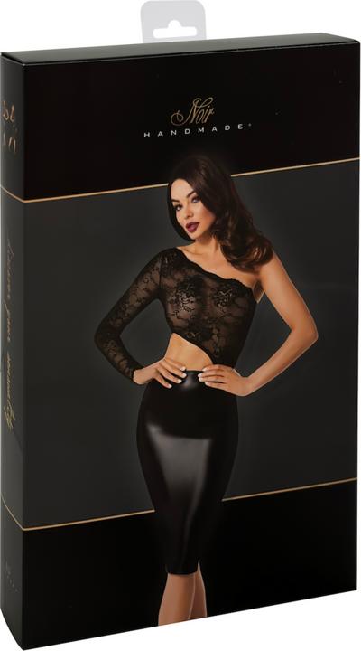 Actual product image Noir Handmade half-length dress in black (XXL)