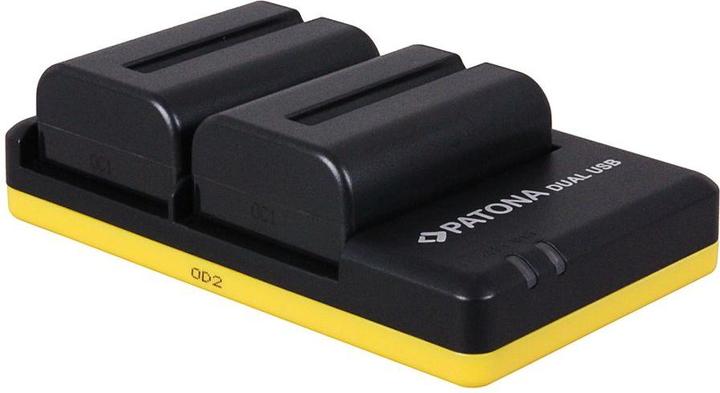 Actual product image Patona Dual Charger FM500H (Camera battery charger)