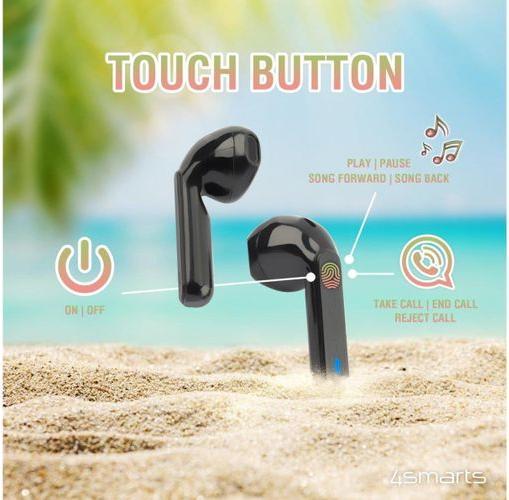 Image du produit 4smarts Ecouteurs intra-auriculaires Eara Twin Blanc (pas de réduction du bruit, 3 h, Sans fil)