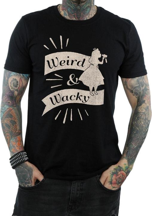 Actual product image Disney Mens Alice In Wonderland Weird And Wacky T-Shirt (XL)