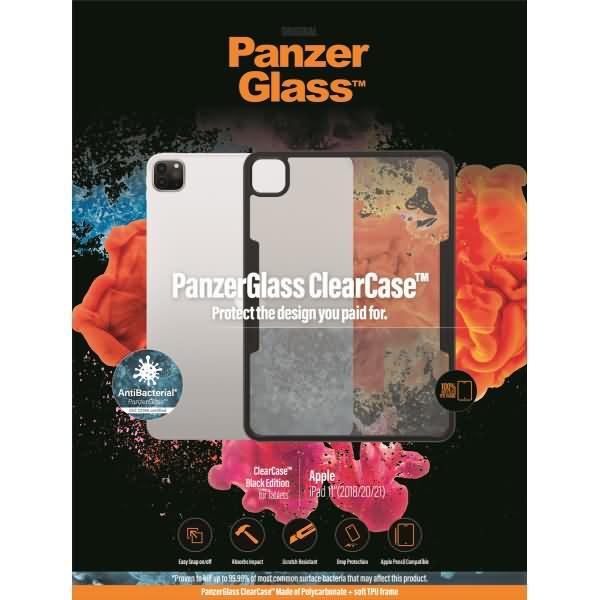 Produktbild PanzerGlass Back Cover ClearCase Black Edition AB iPad Pro 11 (1-3 Gen.) (IPad Pro 11)