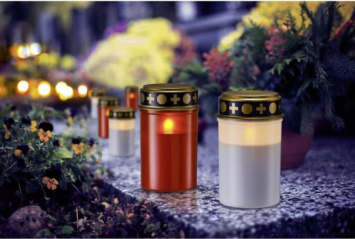 Image du produit No Name WS-BGR02 Lampe de cimetière à LED LED 0.06 W jaune rouge (1 x)