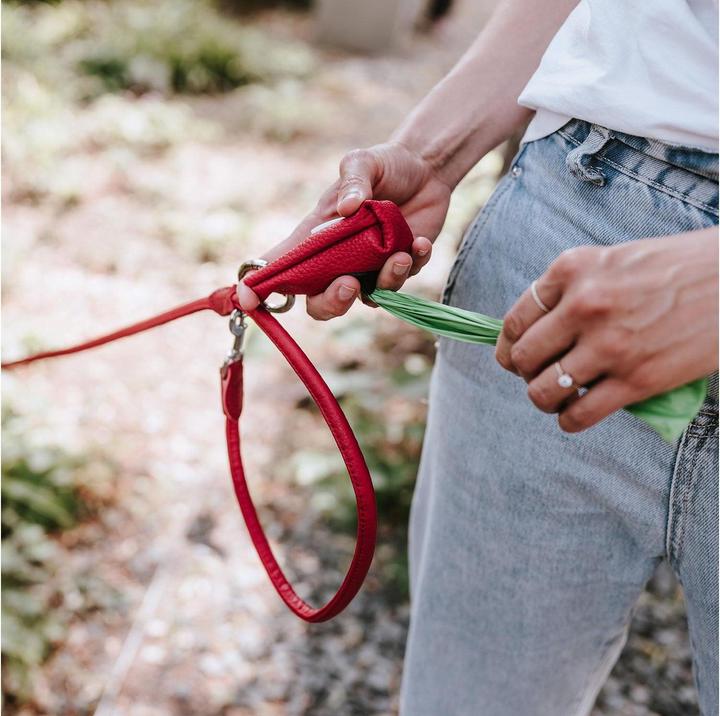 Actual product image Hunter Adjustable lead line Round & Soft Love, 0.6/200, red (Dog, General)