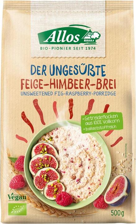 Image du produit Allos Porridge aux figues et aux framboises (500 g)