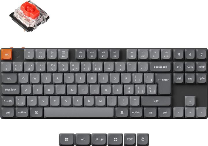 Actual product image Keychron K1 Max (CH, Cable, Wireless)