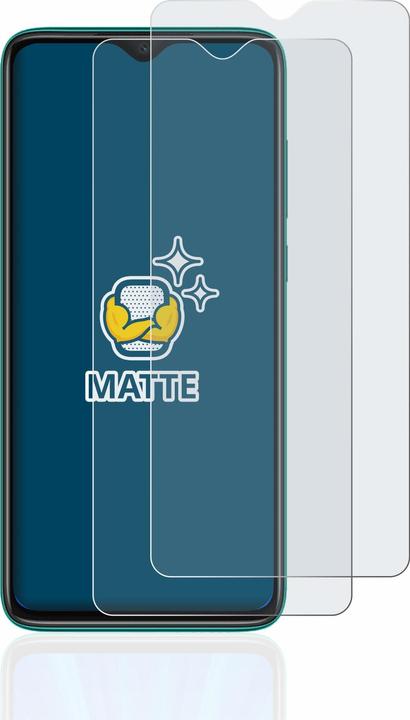 Actual product image BROTECT Anti-glare screen protector matt (2 Piece, Xiaomi Redmi Note 8 Pro)