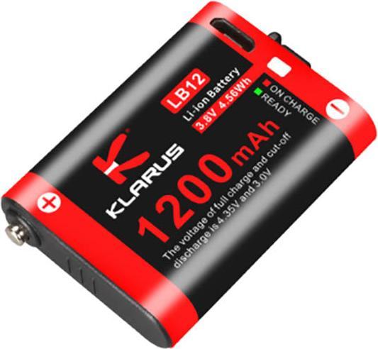 Actual product image Klarus HR1-LB12 Lithium Ionen Akku 1'200mAh (1200 mAh, 720000000 W, 50 Wh)