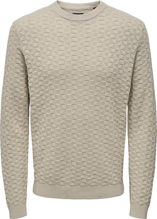 Actual product image Only & Sons Onskalle Reg 12 Struc Crew Knit Noos (M)