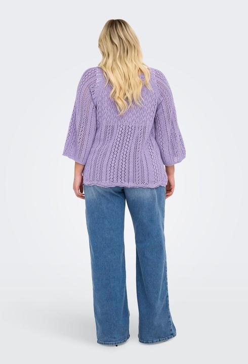 Produktbild Only Normal geschnitten Rundhals Plus Pullover Strickpullover (L)
