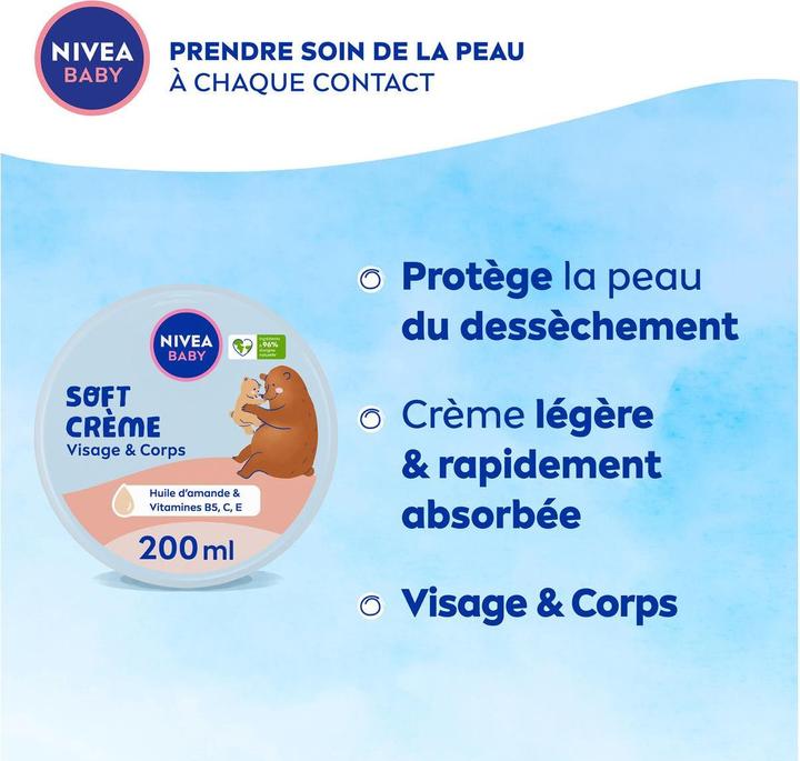 Actual product image NIVEA Soft Cream Face & Body 200ml