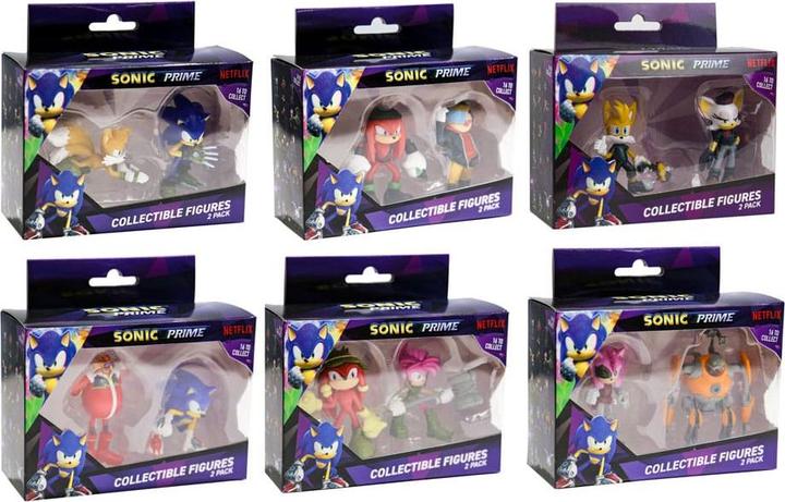 Productafbeelding Boti Sonic Prime Actiefiguren 2-Pack Figuren 6 cm Assortiment (12)