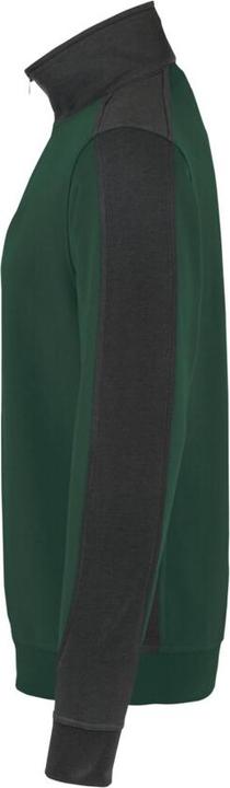 Immagine prodotto Hakro Felpa con zip Contrast Performance, abete, taglia unisex: 3XL (3XL)