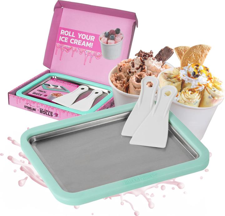 Produktbild Stoneline Ice Cream Rolls Maker, Eisplatte für Hausgemachte Eiscreme | Mint
