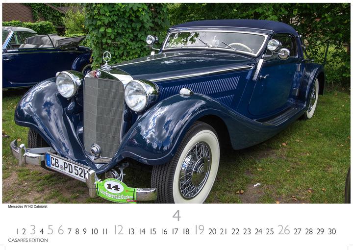 Produktbild Mercedes Classic Cars 2026 L 35x50cm (35 x 50 cm, Deutsch)