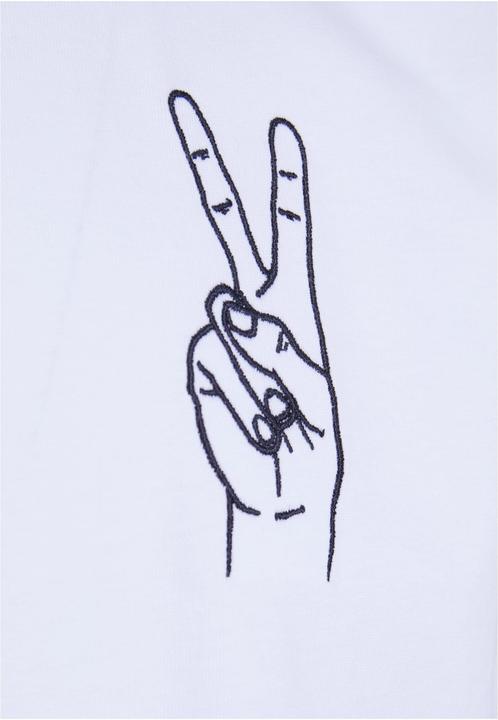 Actual product image Mister Tee Peace Sign Tee EMB - 119315 (4XL)